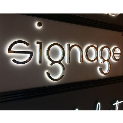 UL d'acier inoxydable Logo Signs Channel Letters Backlit de 20-120mm
