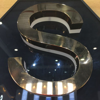 Finition acrylique de miroir de panneau de signe de lueur de signe rétro-éclairé de lettre d'ODM d'OEM