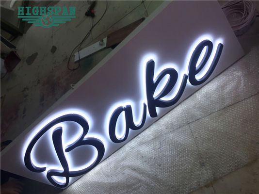 Le laser a coupé les lettres rétro-éclairées de Signage d'acier inoxydable du panneau 12V de signe de lettre