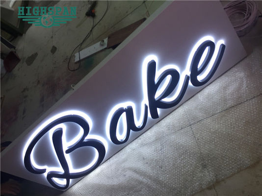 Le laser a coupé les lettres rétro-éclairées de Signage d'acier inoxydable du panneau 12V de signe de lettre