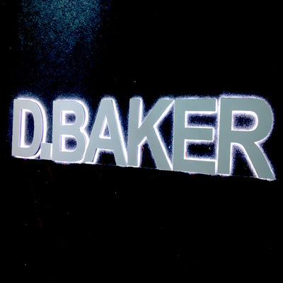 Panneau de signe de lueur mené par acrylique rétro-éclairé de profondeur du signe 2-20cm de lettre de restaurant