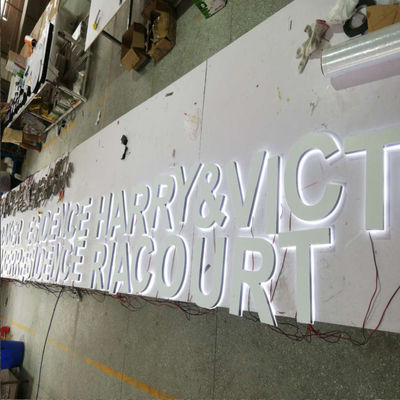 Panneau de signe de lueur mené par acrylique rétro-éclairé de profondeur du signe 2-20cm de lettre de restaurant