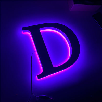 Pourpre de contre-jour de signe mené par café de magasin allumant le CE RoHS