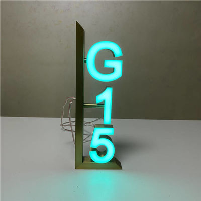 Les signes de nombre de chambre d'hôtel d'ODM d'OEM ont mené la plaque minéralogique de porte de Chambre 12V