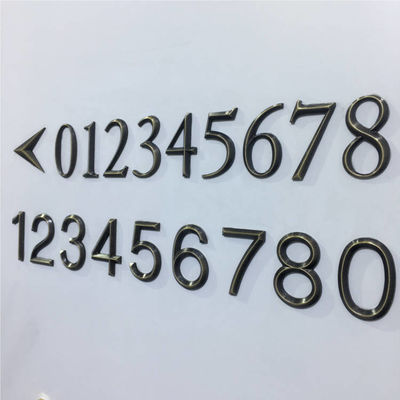 Les signes de numéro de maison modernes de nom de pièce de bureau ont non illuminé