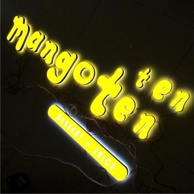 La publicité du Signage acrylique 12VDC de lettres de la devanture LED