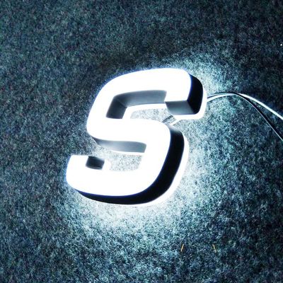 logo fait sur commande de voiture de lettres acryliques de 3d 12v LED