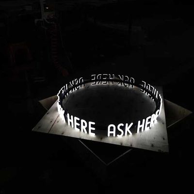 6500K a mené le signe Front Lit For Restaurant Hotel de lettre de la Manche