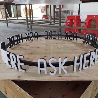 6500K a mené le signe Front Lit For Restaurant Hotel de lettre de la Manche