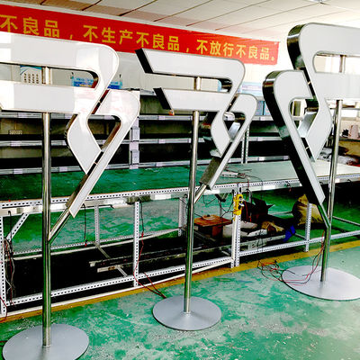 SMD5050 a mené heures libres de fonctionnement de signe acrylique de la lettre 3D des 50000