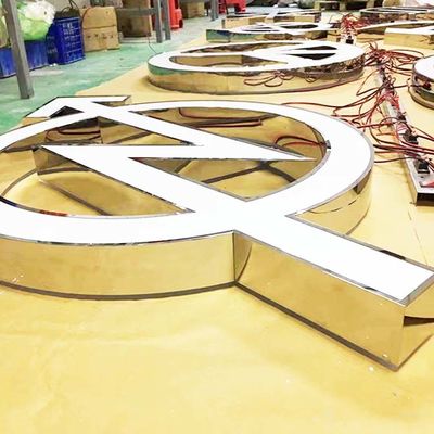 Signes d'acier inoxydable Logo Giant Light Up Letters pour le CE ROHS d'événements