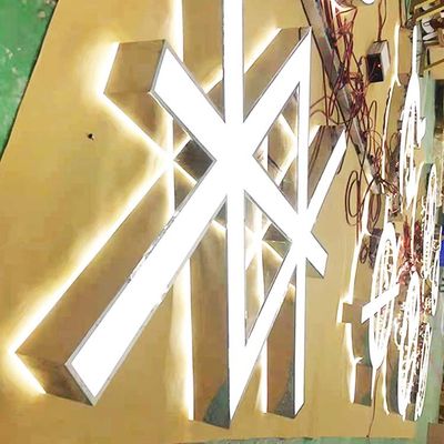 Signes d'acier inoxydable Logo Giant Light Up Letters pour le CE ROHS d'événements