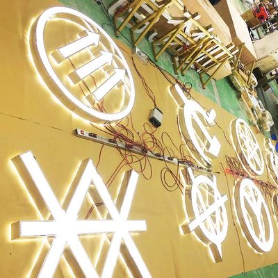 Signes d'acier inoxydable Logo Giant Light Up Letters pour le CE ROHS d'événements