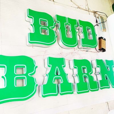 L'ODM a mené l'aluminium 3d marque avec des lettres le caisson lumineux acrylique d'alphabet de 10cm