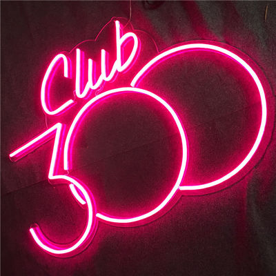 Signe acrylique 12VDC de lampe au néon de rose de bâti de mur d'enseigne au néon de LED