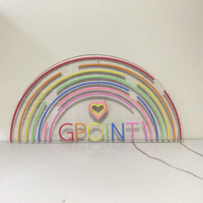 signes au néon de barre de l'enseigne au néon P33 de l'arc-en-ciel LED des lettres 3D de 10cm à de 100cm grands