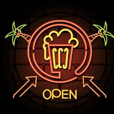 3d a mené les signes au néon au néon de bière des lumières 60cm de mur de lettres pour des magasins