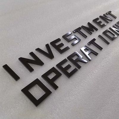 Le signe en aluminium fait sur commande en métal de la publicité 3d marque avec des lettres l'anti rouille