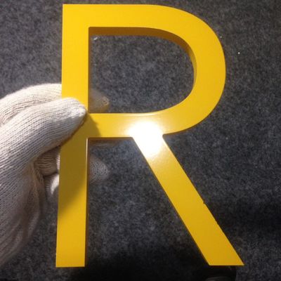 15mm 3d Crystal Acrylic Letter Sign Logo Non Toxic imprimé UV