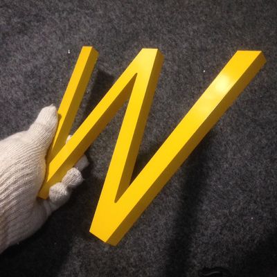 15mm 3d Crystal Acrylic Letter Sign Logo Non Toxic imprimé UV