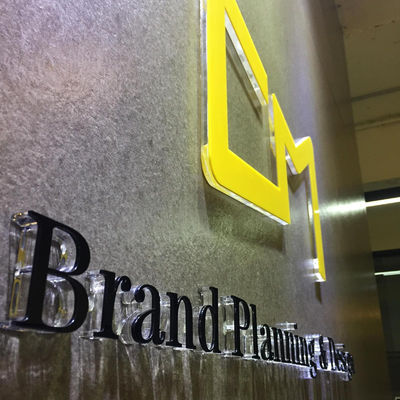 15mm 3d Crystal Acrylic Letter Sign Logo Non Toxic imprimé UV