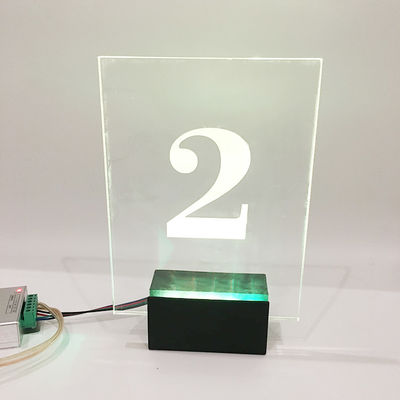 Front Door Big RVB a mené la plaque de signe de numéro de maison pendant 50000 heures