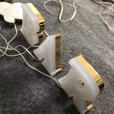 12mm Acrylic Company Logo Wall Sign Aluminum Channel marque avec des lettres l'anti rouille