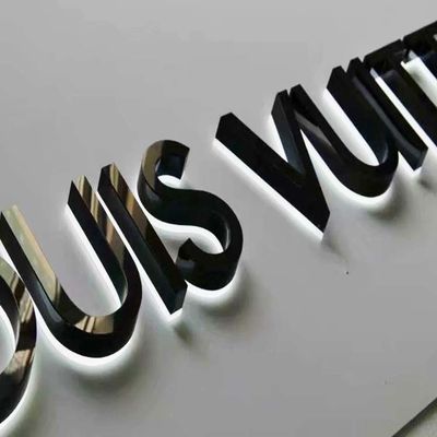 La lettre de la Manche de Lit d'inverse en métal signe la lumière de géant vers le haut de l'ODM d'OEM de lettre