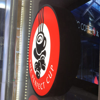 Plomb des douanes allument la publicité extérieure d'épaisseur du logo 50-200mm