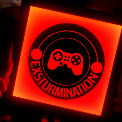 Bâti acrylique en aluminium de mur de conception de panneau de signe de nom de café