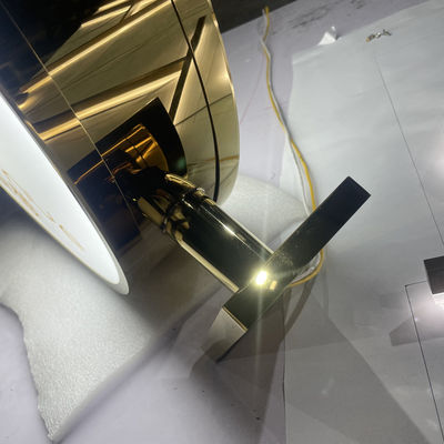 Le magasin acrylique lumineux rond de Signage de Lightbox emploient anti septique d'anti rouille