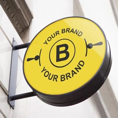 ODM d'OEM fait sur commande de bâti de drapeau de Signage de caisson lumineux d'épaisseur de 50-200mm