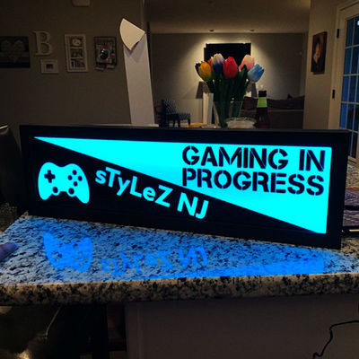 Enseigne de devanture de barre de bière menée par Signage de caisson lumineux de bâti de mur de la CE ROHS