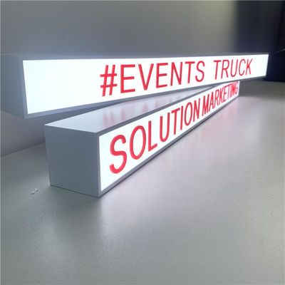 Enseigne extérieure de Lightbox d'affaires de rue de signe de caisson lumineux de rond de HIGHSPAN