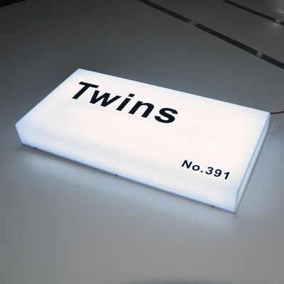 La place a mené le CE acrylique ROHS de signe de Lightbox