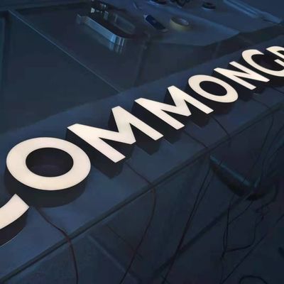 CE ROHS de Signage de Logo Sign Led Business Shopfront de lettres de l'acier inoxydable 3d