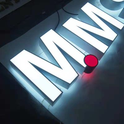 CE ROHS de Signage de Logo Sign Led Business Shopfront de lettres de l'acier inoxydable 3d