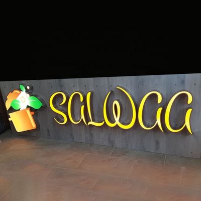 CE ROHS de Signage de Logo Sign Led Business Shopfront de lettres de l'acier inoxydable 3d