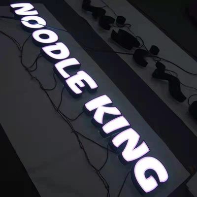 Shopfront Restaurant Sign Board Company lumineuse Logo Waterproof IP67