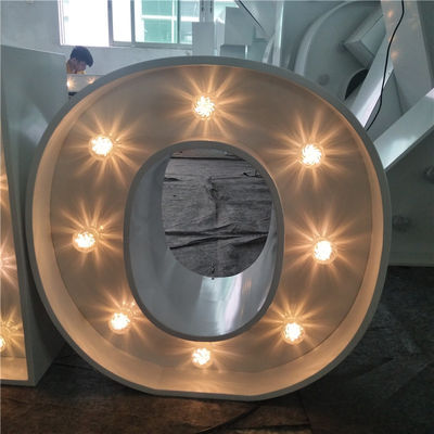 UL en aluminium de lettres de chapiteau en métal de grand de chapiteau de LED signe de lettre