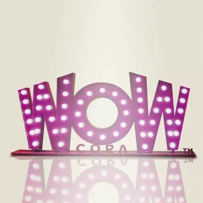 Signe 4ft de lettre de chapiteau de cru de HIGHSPAN avec les ampoules