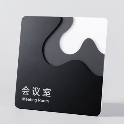 Le laser de HIGHSPAN a coupé les signes acryliques de construction de Wayfinding de lieu de réunion de signe