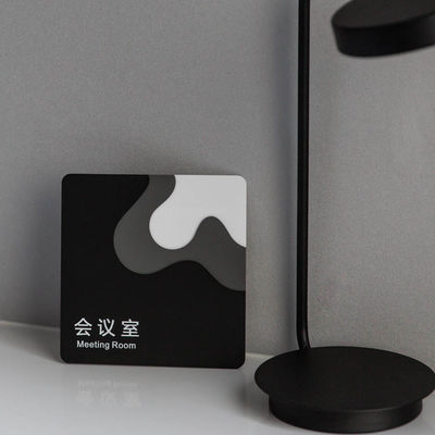 Le laser de HIGHSPAN a coupé les signes acryliques de construction de Wayfinding de lieu de réunion de signe