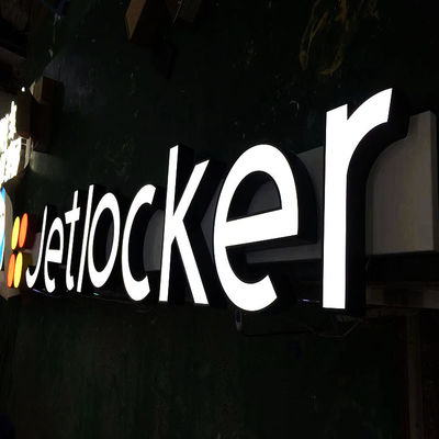 Le signe durable attrayant de la lettre 3d a mené le panneau acrylique de restaurant de la Manche 3mm