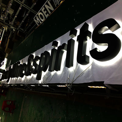 Le Signage lumineux par OEM éclairé à contre-jour de lettres de la Manche d'UL marque avec des lettres le Signage de caisson lumineux