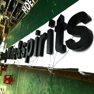Le Signage lumineux par OEM éclairé à contre-jour de lettres de la Manche d'UL marque avec des lettres le Signage de caisson lumineux