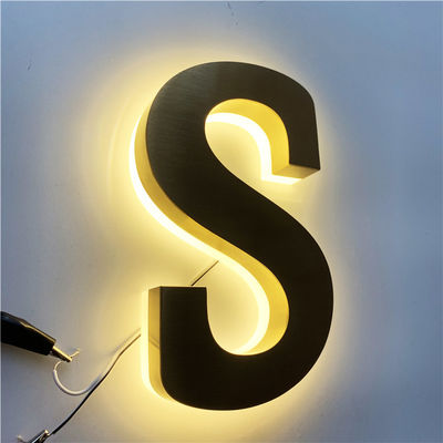 CE rétro-éclairé ROHS d'acier inoxydable de panneau de signe de restaurant de HIGHSPAN