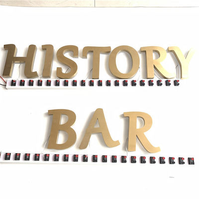 CE rétro-éclairé ROHS d'acier inoxydable de panneau de signe de restaurant de HIGHSPAN