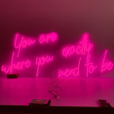 HIGHSPAN a personnalisé les lettres au néon de la Manche 3d avec le conseil acrylique