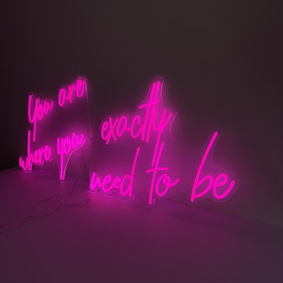 HIGHSPAN a personnalisé les lettres au néon de la Manche 3d avec le conseil acrylique